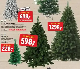 jem & fix Juletræ med sne eller juletræ tilbud
