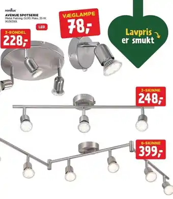 jem & fix Nordlux avenue spotserie tilbud