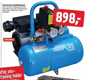 jem & fix Støjsvag kompressor tilbud