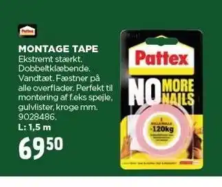 jem & fix Montage tape tilbud