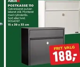 jem & fix Postkasse 110 tilbud