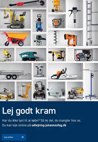 Johannes Fog Lej godt kram tilbud