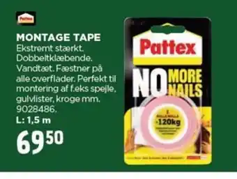jem & fix MONTAGE TAPE tilbud