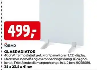 jem & fix GRAD GLASRADIATOR tilbud