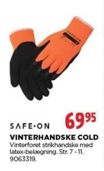 jem & fix VINTERHANDSKE COLD tilbud