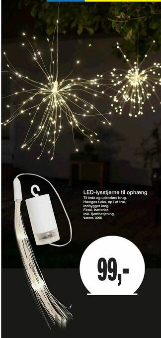 Harald Nyborg LED-lysstjerne til ophæng tilbud