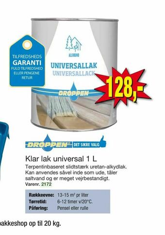 Harald Nyborg Klar lak universal 1 L tilbud