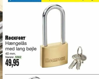 Harald Nyborg Hængelås med lang bøjle tilbud