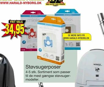 Harald Nyborg Støvsugerposer tilbud