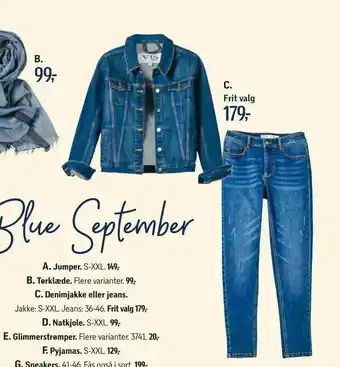 Føtex Denimjakke eller jeans tilbud