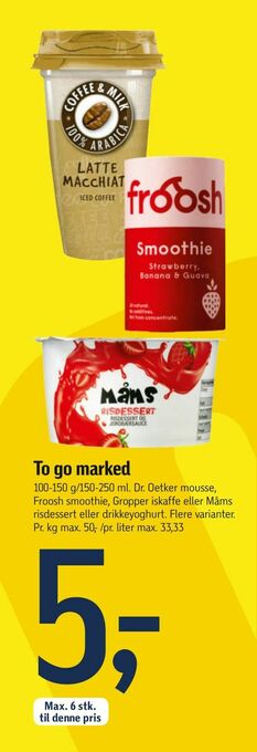Føtex To go marked tilbud