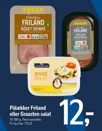 Føtex Pålækker Friland eller Graasten salat tilbud