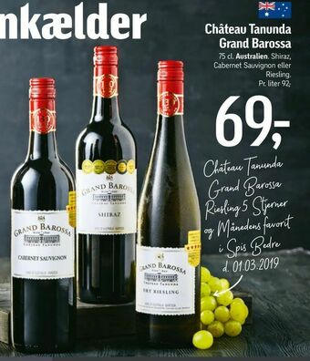 Føtex Château Tanunda Grand Barossa tilbud