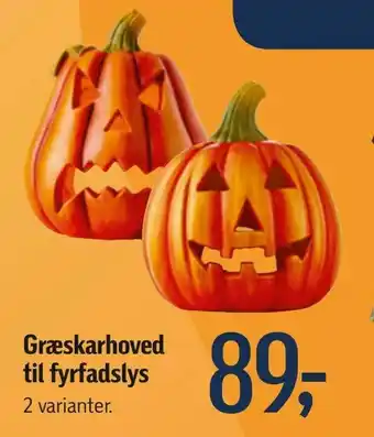 Føtex Græskarhoved til fyrfadslys tilbud