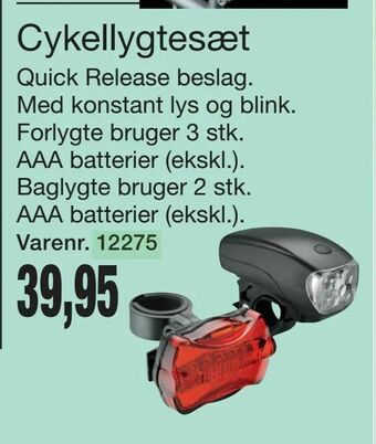 Harald Nyborg Cykellygtesæt tilbud