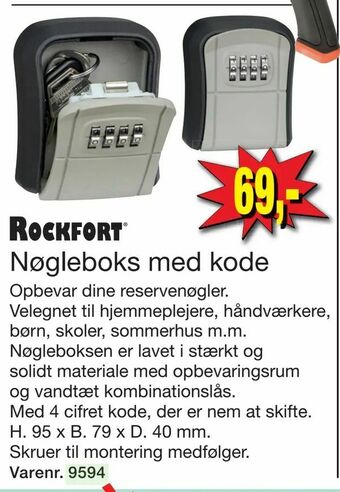 Harald Nyborg Nøgleboks med kode tilbud
