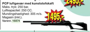 Harald Nyborg PCP luftgevær med kunststofskaft tilbud