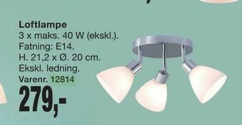 Harald Nyborg Loftlampe tilbud