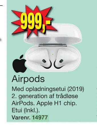 Harald Nyborg Airpods tilbud
