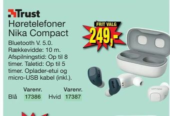 Harald Nyborg Høretelefoner Nika Compact tilbud