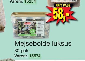 Harald Nyborg Mejsebolde luksus tilbud