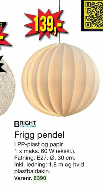 Harald Nyborg Frigg pendel tilbud