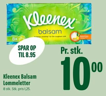 Min Købmand Kleenex Balsam Lommeletter tilbud