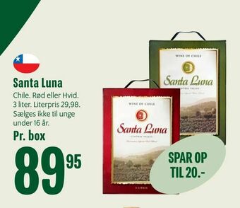Min Købmand Santa Luna tilbud