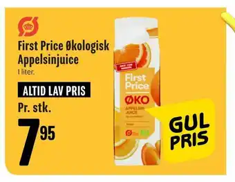 Min Købmand First Price Økologisk Appelsinjuice tilbud