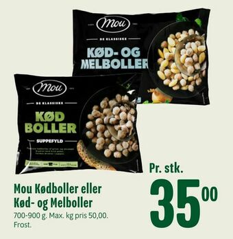 Min Købmand Mou Kødboller eller Kød- og Melboller tilbud