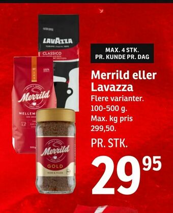 SPAR Merrild eller Lavazza tilbud