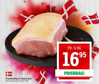 SPAR Flæskesteg af dansk gris tilbud