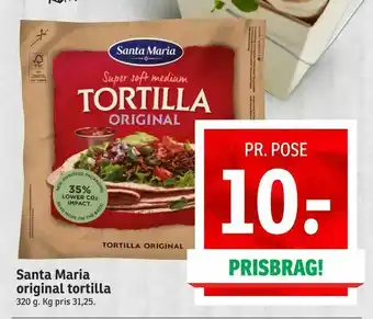SPAR Santa Maria original tortilla tilbud