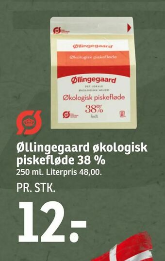 SPAR Øllingegaard økologisk piskefløde 38 % tilbud