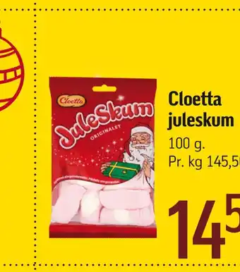Cloetta juleskum