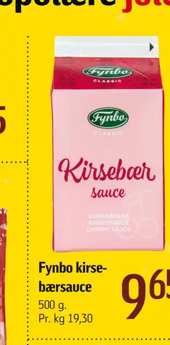 Fynbo kirsebærsauce