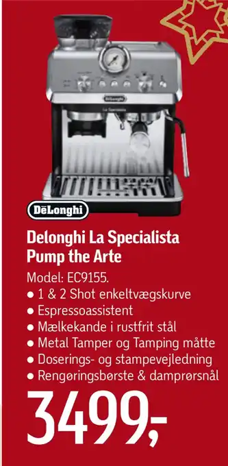 Føtex Delonghi la specialista pump the arte tilbud