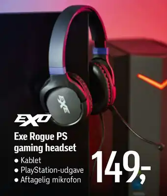 Føtex Exe rogue ps gaming headset tilbud