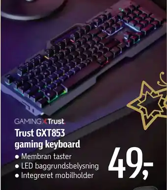 Føtex Trust gxt853 gaming keyboard tilbud