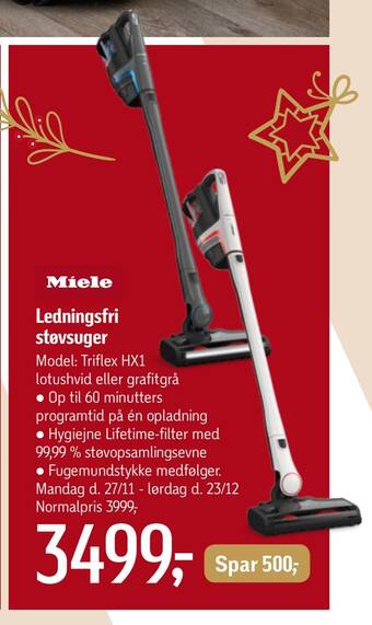 Føtex Ledningsfri støvsuger tilbud
