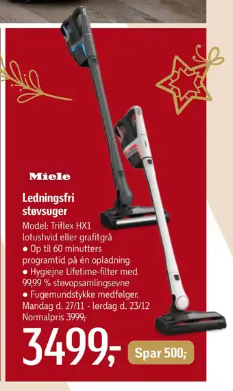 Ledningsfri støvsuger