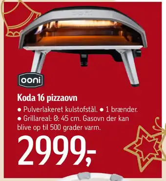 Føtex Koda 16 pizzaovn tilbud