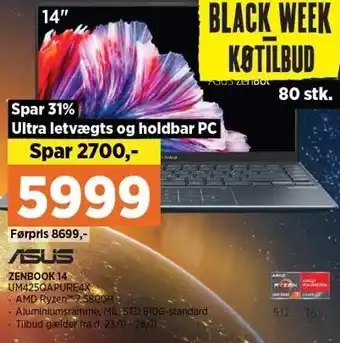Power Zenbook 14 tilbud