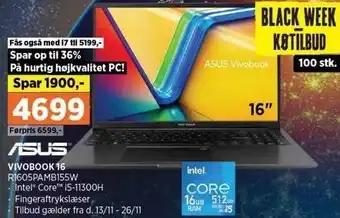 Power Vivobook 16 tilbud