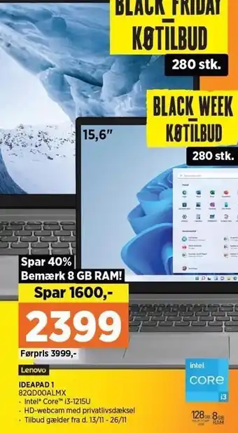 Power Ideapad 1 tilbud