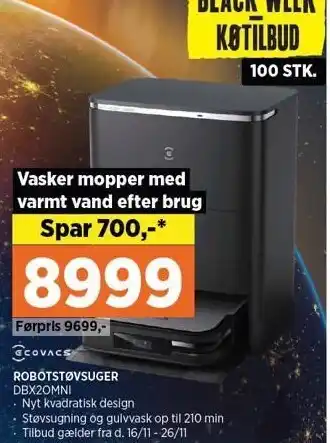 Power Robotstøvsuger tilbud