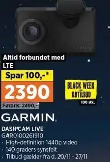 Power Dashcam live tilbud