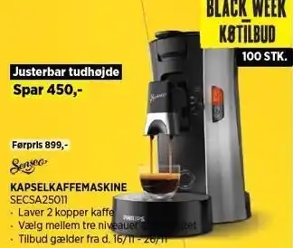 Power Kapselkaffemaskine tilbud