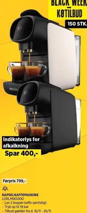 Power Kapselkaffemaskine tilbud