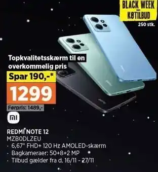 Power Redmi note 12 tilbud